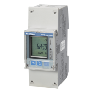 B21 312 - 10J <br>מונה חד פאזי להתקנה על פס דין